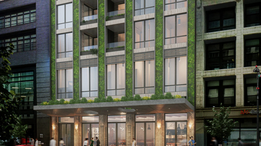 842 Sixth Avenue. Designed by Isaac & Stern Architects